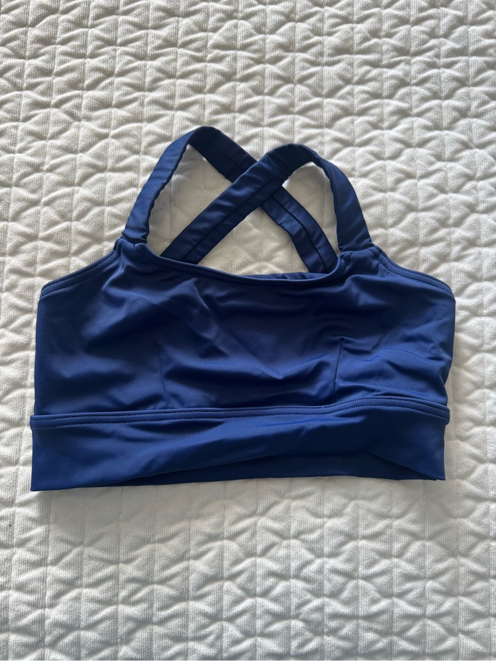 Balera Navy Blue Crossback Sport Top